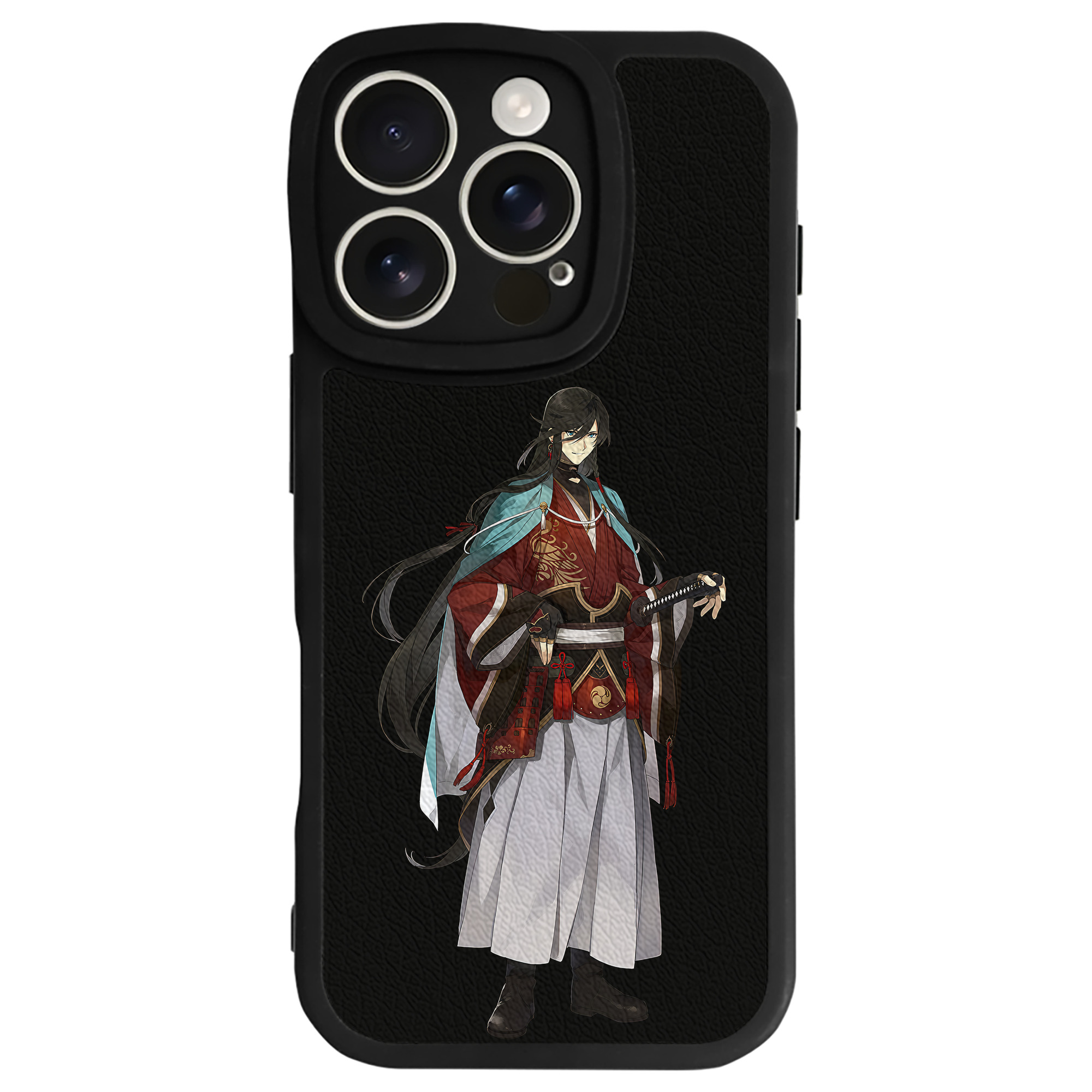 （画像用） 刀剣乱舞 Touken Ranbu 【iPhone 16シリーズ対応】シリコンスマホケース（レザー調） 材質：シリコン